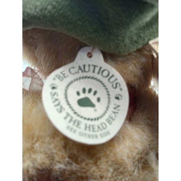 Josie K Bearsmark Teddy Bear Boyds Plush Flower Hat 9 Inch Vintage Animal Toy - Picture 15 of 15